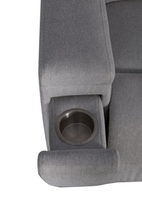 Roche Power Recliner Chair - Light Grey