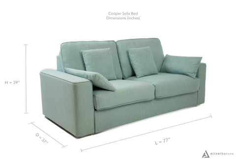 Floor Model Cooper Transformer Sofa Bed - Light Green