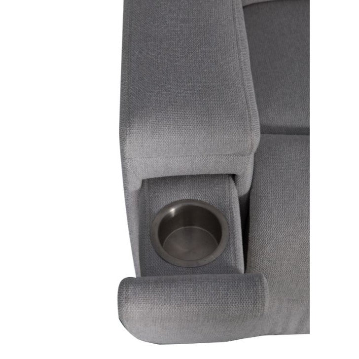 Roche Power Recliner Sofa - Light Grey