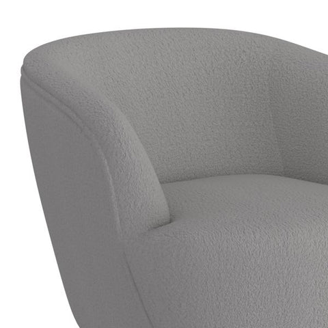 Cuddle Accent Chair in Grey Boucle