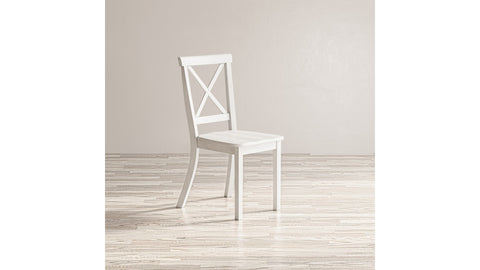 Eastern Tides X Back Dining Chair - White