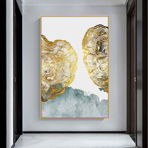Lino Alloy Matt - Golden Frame Wall Art