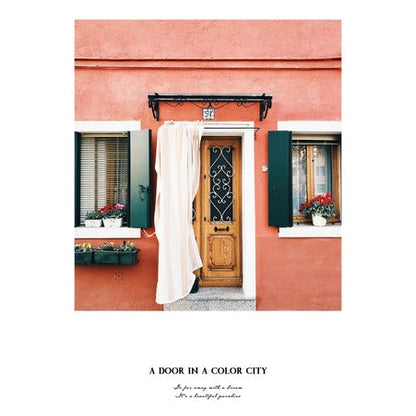 Holiday Set of 5 Alloy Matt - Black Frame Wall Art