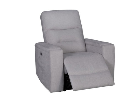 Roche Power Recliner Chair - Light Grey
