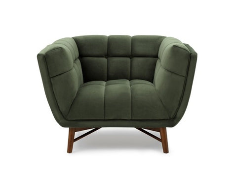 Kitsilano Accent Chair - Velvet Forest Green #104