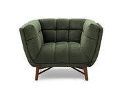 Kitsilano Accent Chair - Velvet Forest Green