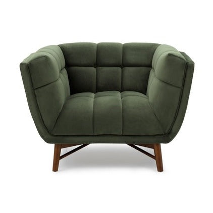 Kitsilano Accent Chair - Velvet Forest Green