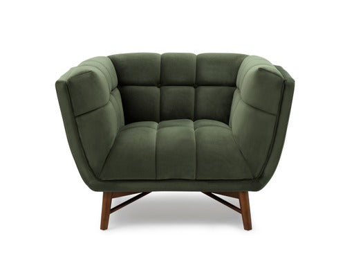 Kitsilano Accent Chair - Velvet Forest Green