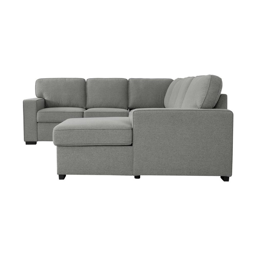 Morandi Sleeper Sectional RHF Chaise Storage - Dark Grey