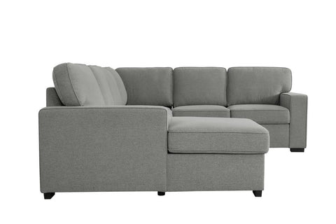 Morandi Sofa Sectional Sleeper LHF Chaise Storage - Dark Grey