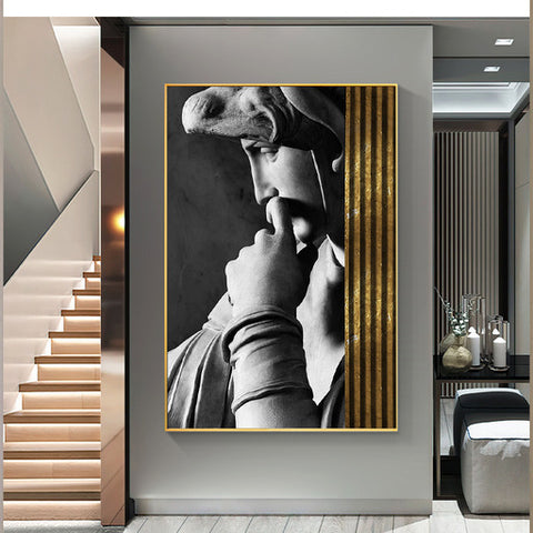 Triumph Alloy Matt - Golden Frame Wall Art