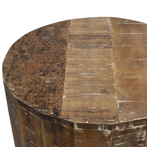 Eva Accent Table in Distressed Natural