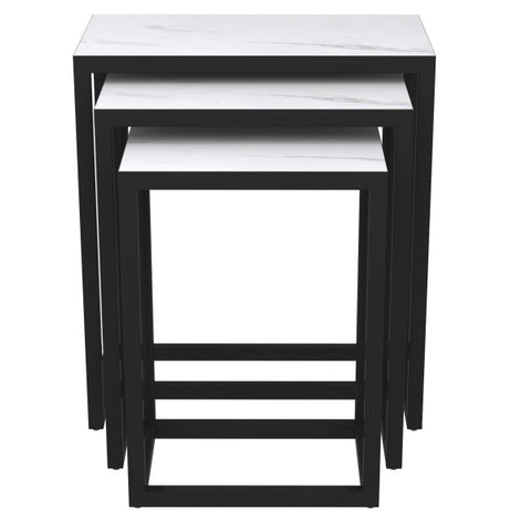 Manav 3pc Accent Table in Black