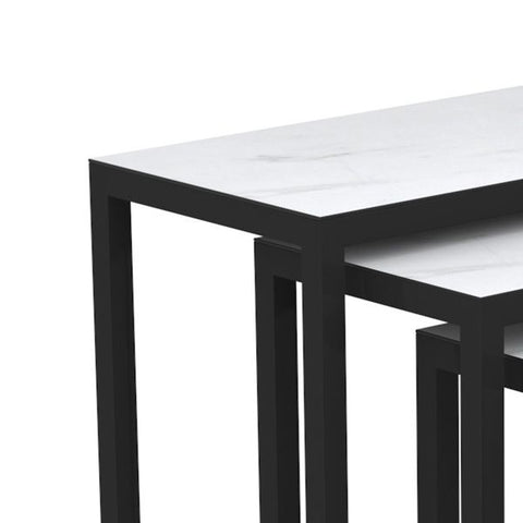 Manav 3pc Accent Table in Black