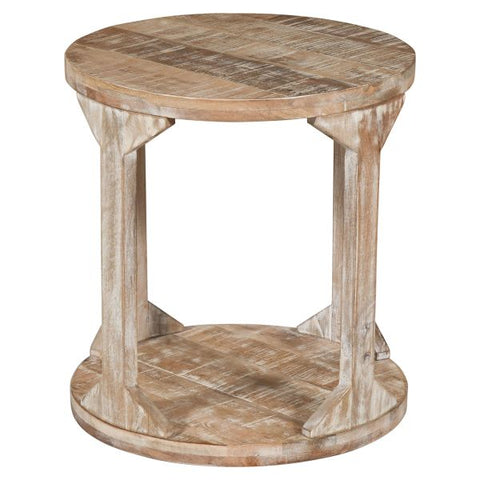Avni Accent Table in Distressed Natural