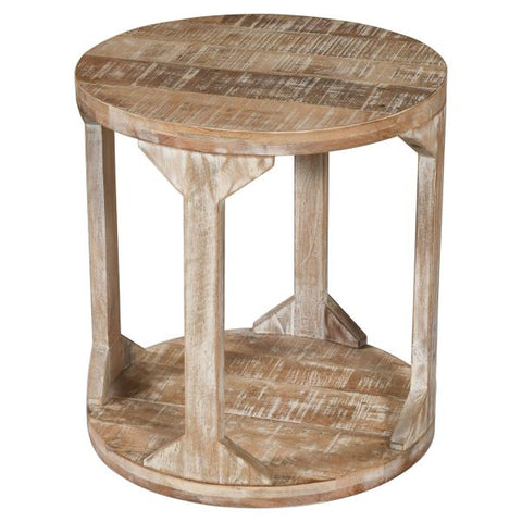 Avni Accent Table in Distressed Natural