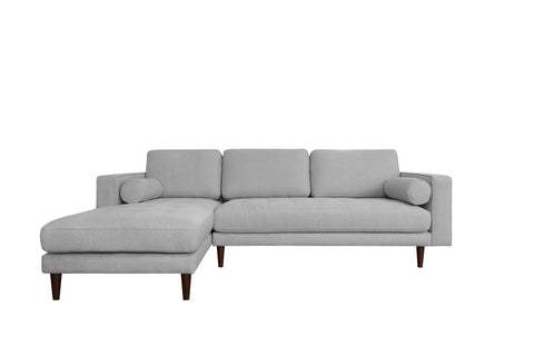 Robbie Fabric Sectional - Left Side - Oatmeal