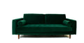 emerald green couch