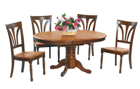 Country 57" Oval Butterfly Leaf Table