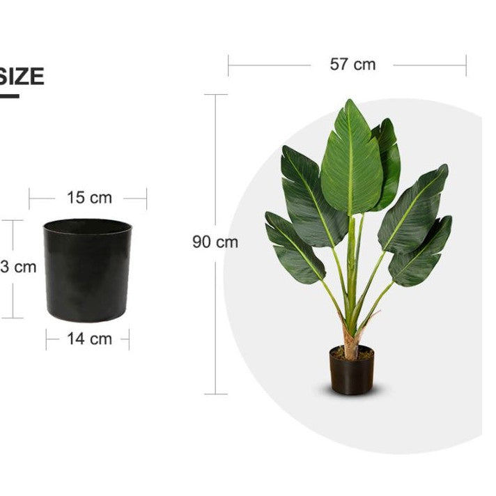 Bird of Paradise Faux Plant 90cm/ 35.4"