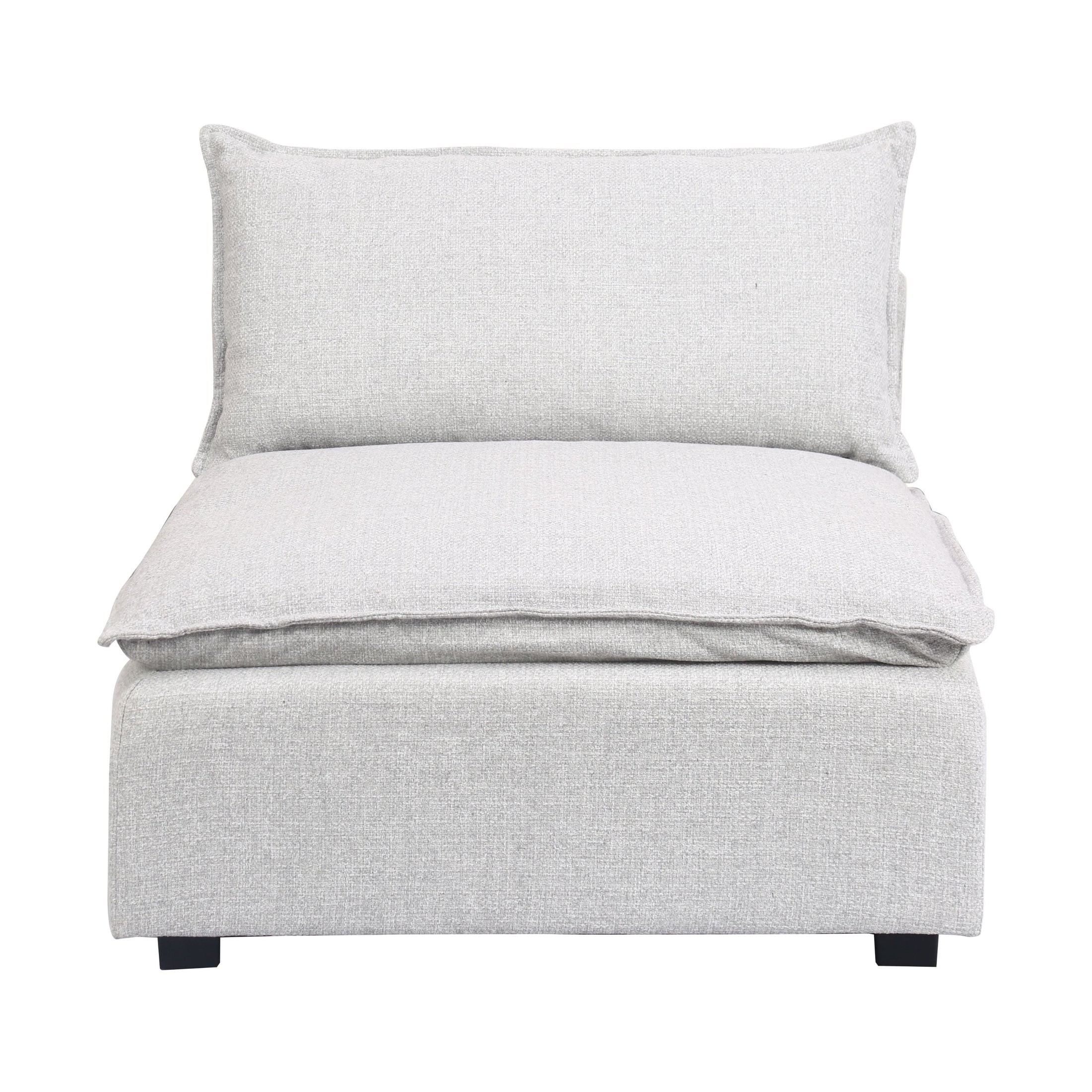 Marliss Armless Chair-Vinci Ice