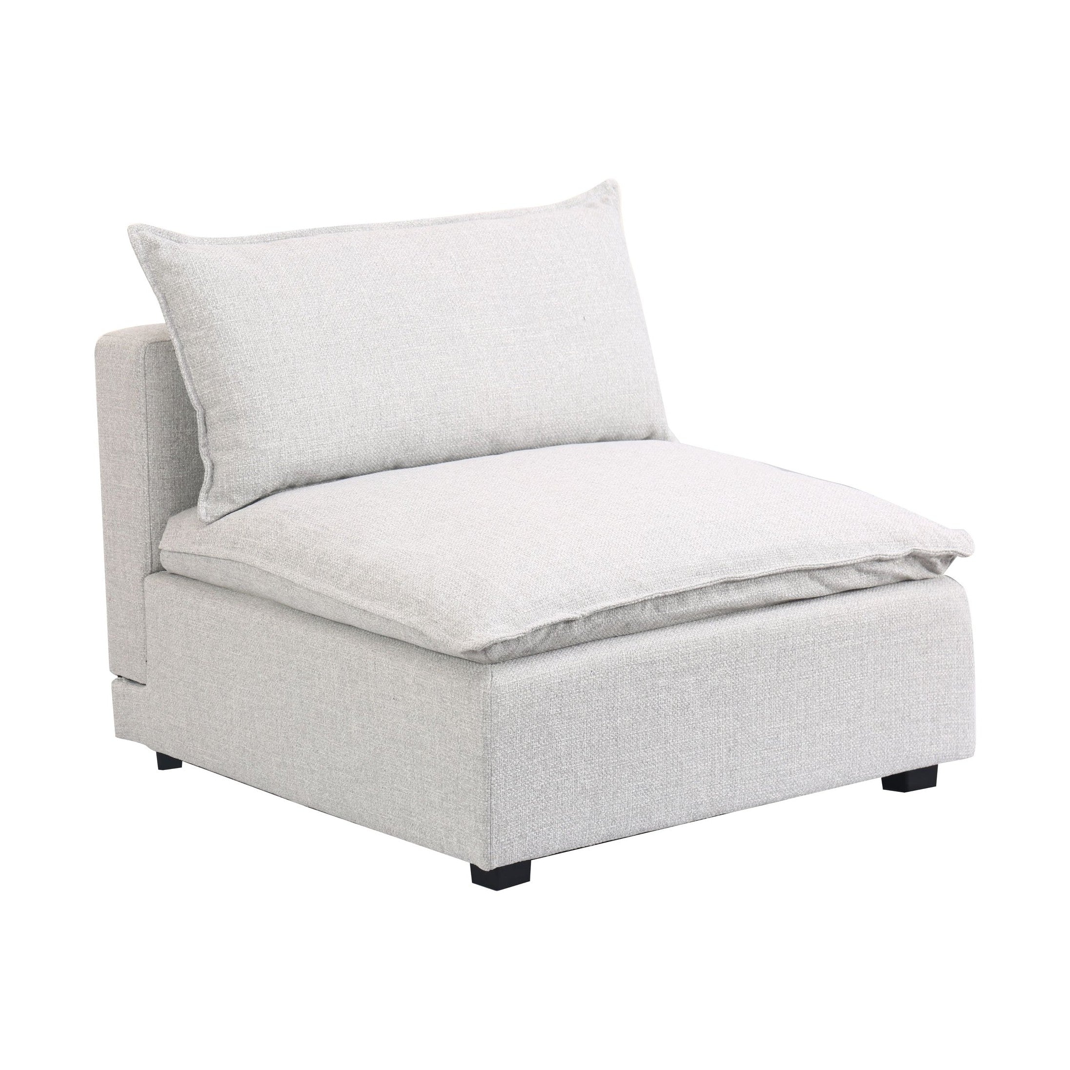 Marliss Armless Chair - Vinci Ice