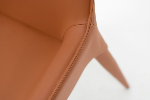 Floor Model - Tango Dining Chair-Orange/Brown