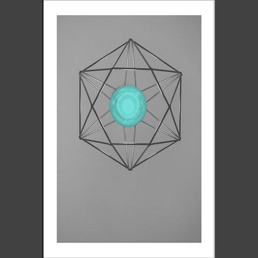 Tofino Set of 5 Alloy Matt - Black Frame Wall Art