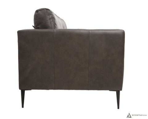 Vista Leather Sofa - Montana Charcoal