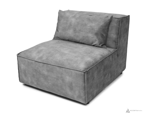Ken Armless Chair - Velvet Decent 30