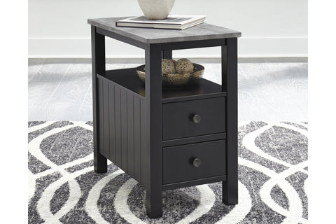 FLOOR MODEL Ezmonei Chairside End Table