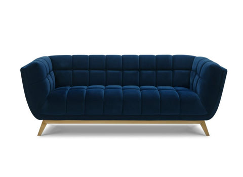 Yaletown Mid Century Sofa - Dark Blue