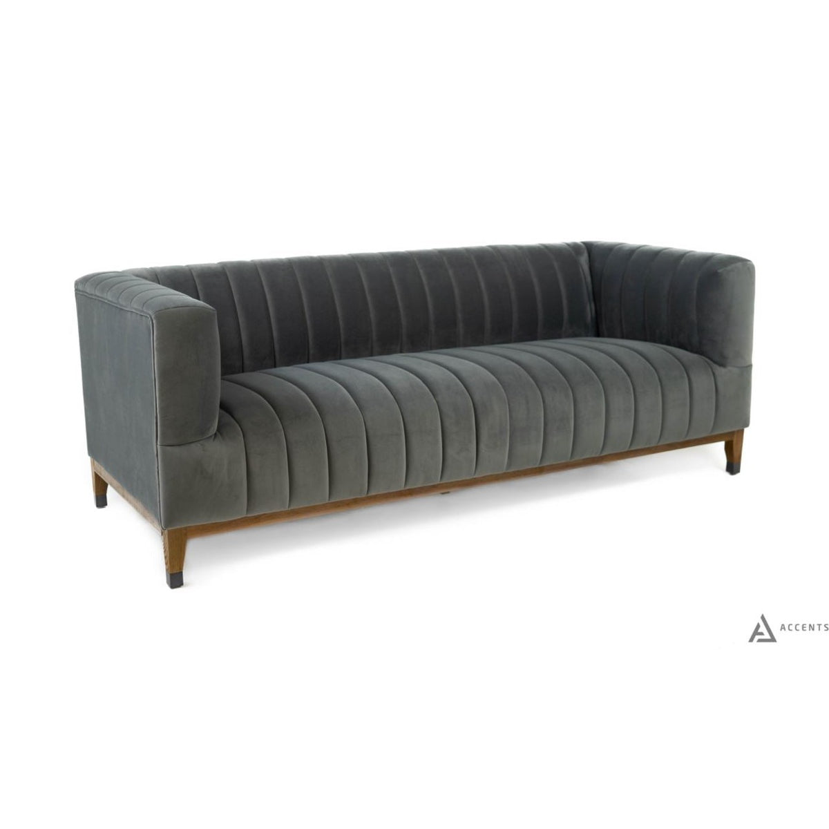 Dolce Apartment Sofa - Velvet Grey