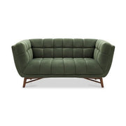 Kitsilano Loveseat - Velvet Forest Green #104