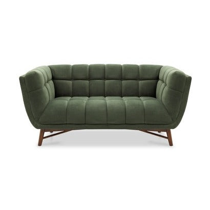 Kitsilano Loveseat - Velvet Forest Green #104