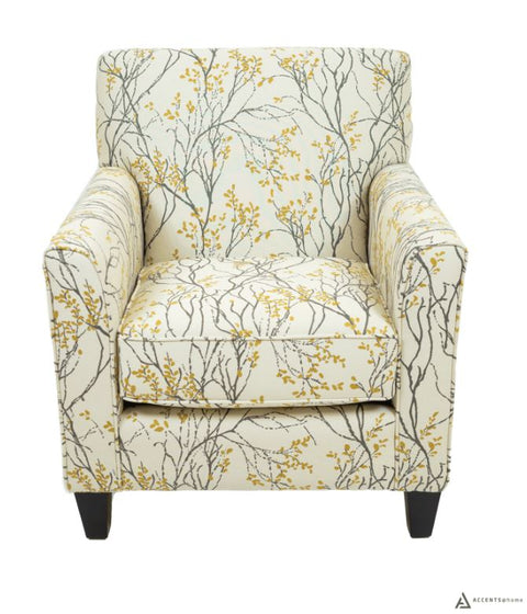 Andrea Fabric Chair - Forsythia Yellow