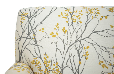 Andrea Fabric Chair - Forsythia Yellow