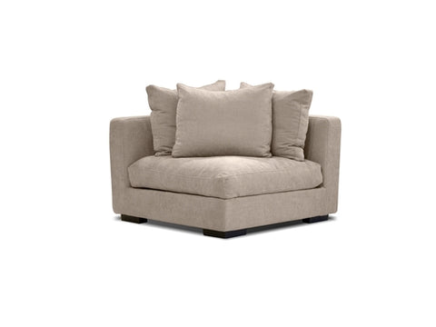 ONZA FABRIC MODULAR SECTIONAL OYSTER