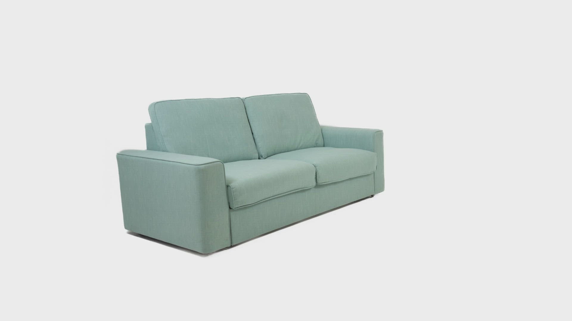 Load video: Cooper Transformer Sofa Bed - Light Green