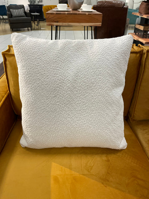 Feather Fabric Cushion - White PC-TC1WF-7