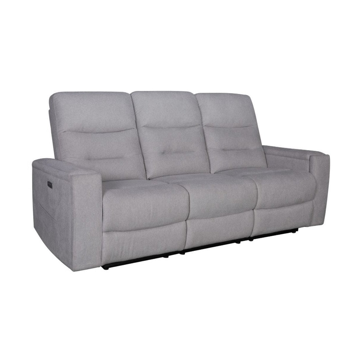 Roche Power Recliner Sofa - Light Grey