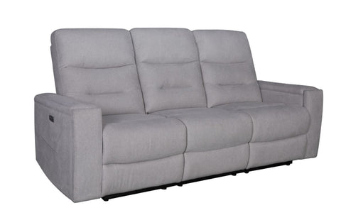 Roche Power Recliner Sofa - Light Grey