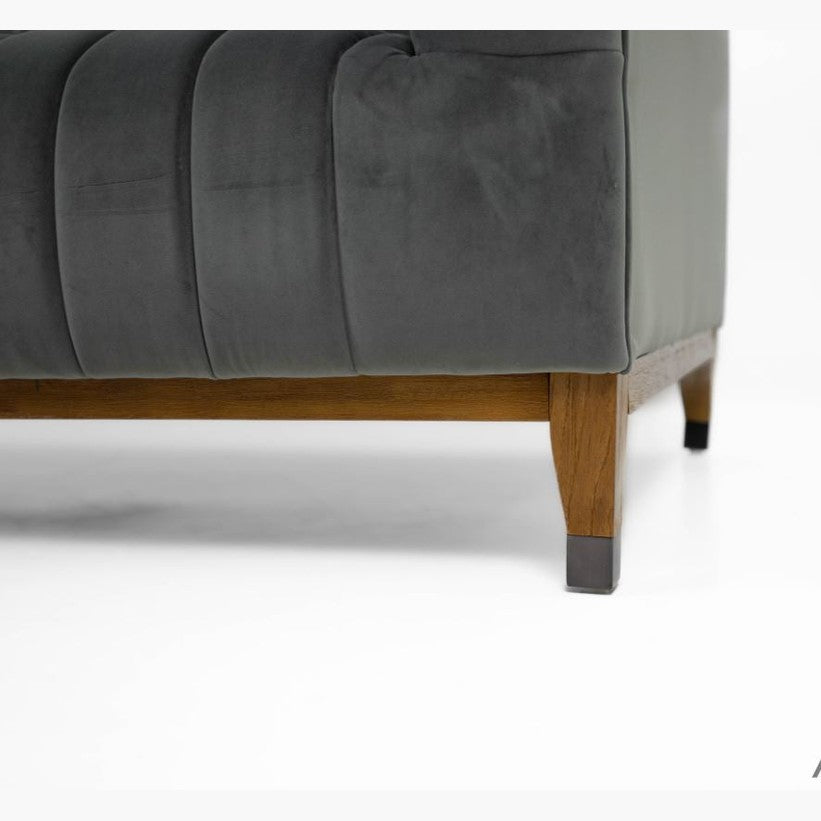 Dolce Apartment Sofa - Velvet Grey