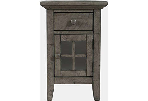 Rustic Shores Power Chairside Table - Stone