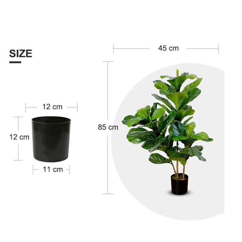 Fiddle Leaf Fig Faux Plant 85cm/ 33.4"