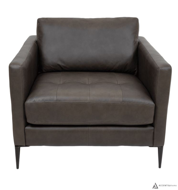 Harstine deals leather chair