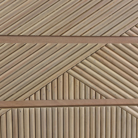 BAMBOO SIX DRAWER CHEST