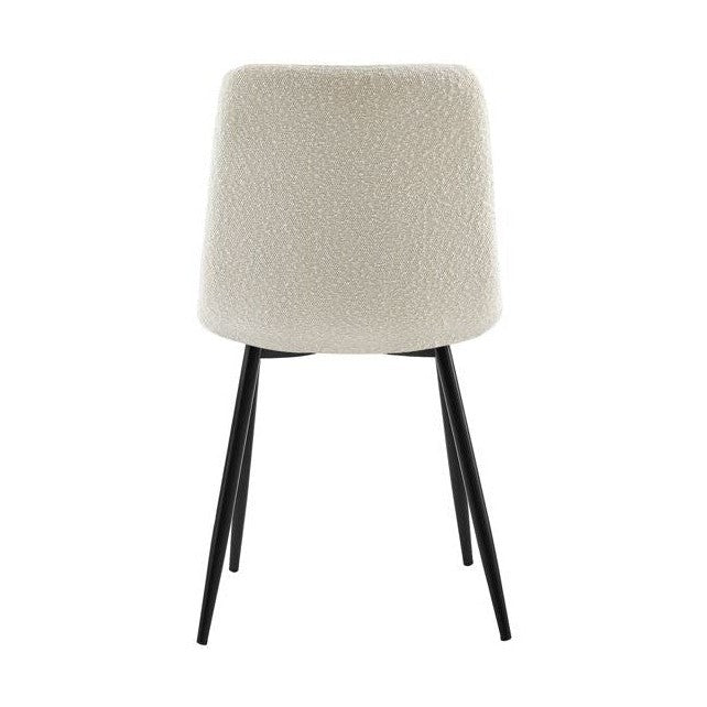 Lucas Fabric Dining Chair - Pearl Boucle