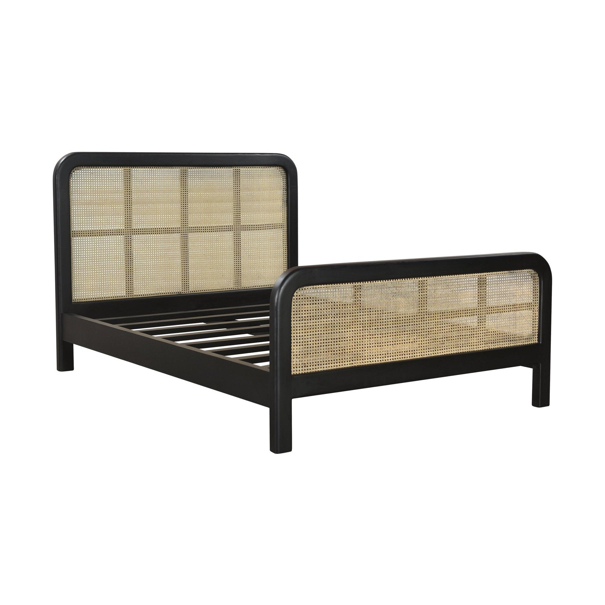 Cane Oval Queen Bed