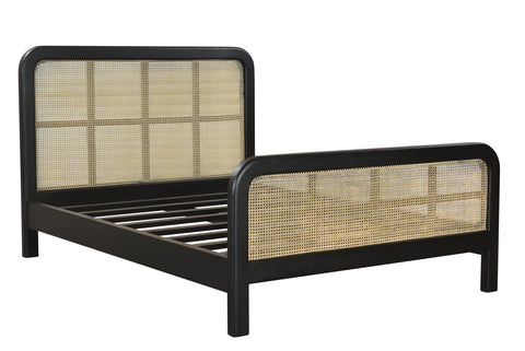 CANE OVAL QUEEN BED